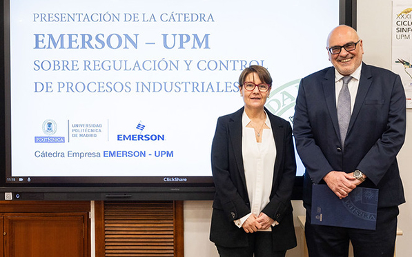 Creación de una nueva Cátedra en la ETSIDI: “Emerson-UPM sobre regulación y control de procesos industriales”